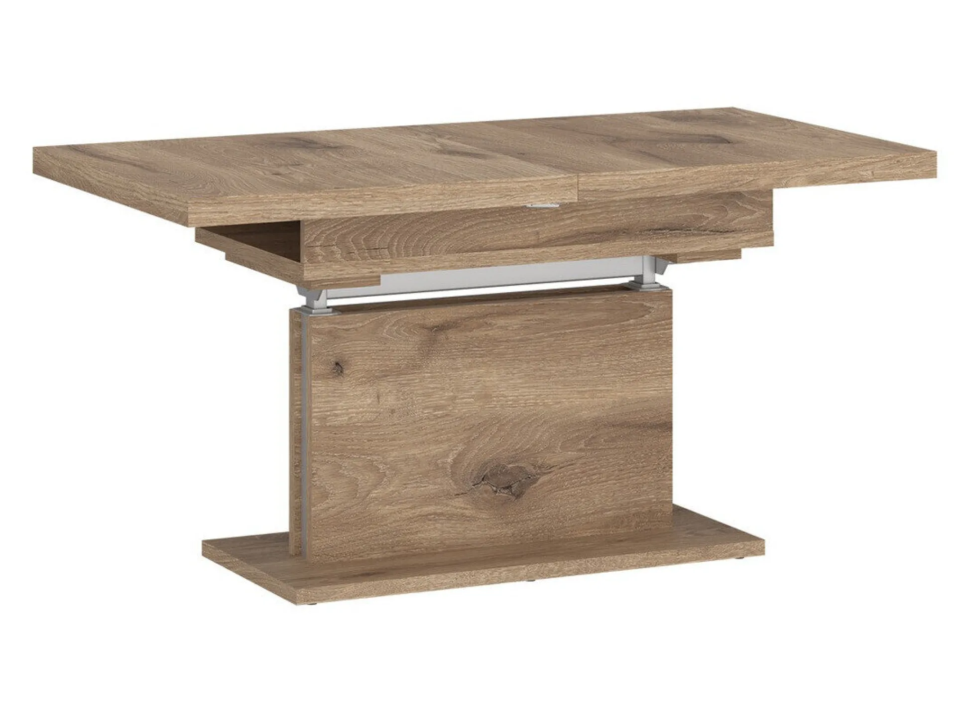 Transformer sofabord Ontario 123 (Mørk eg)