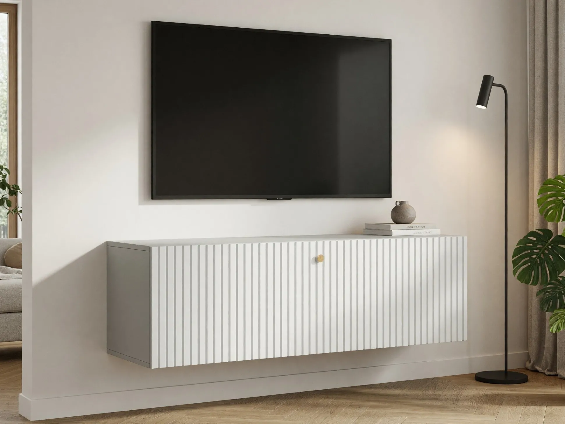 TV-bord Anulio (Hvid)