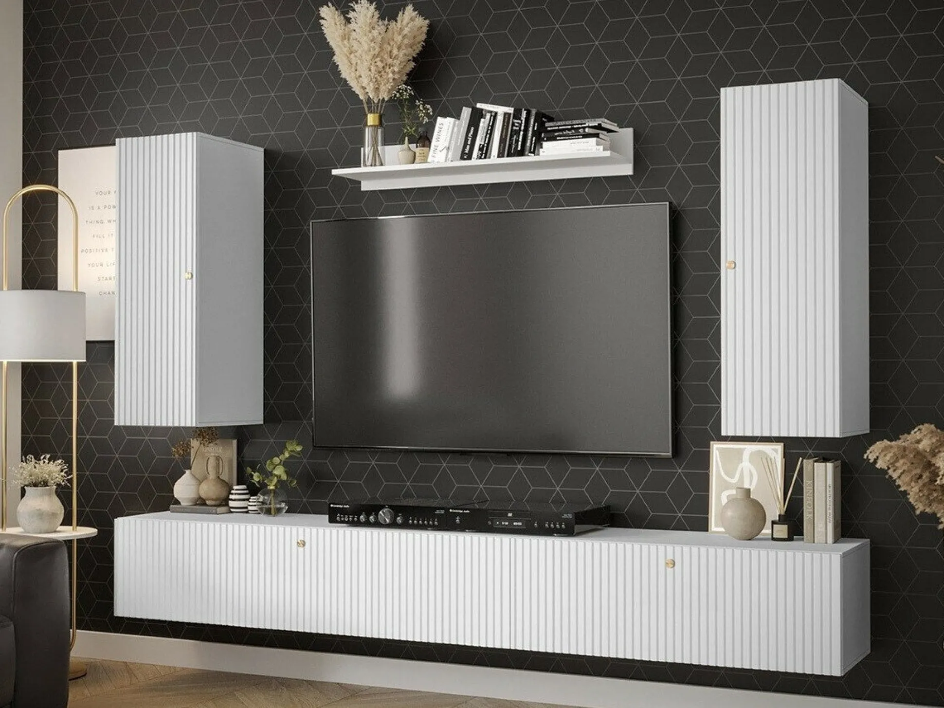 TV-bord Anulio (Hvid)