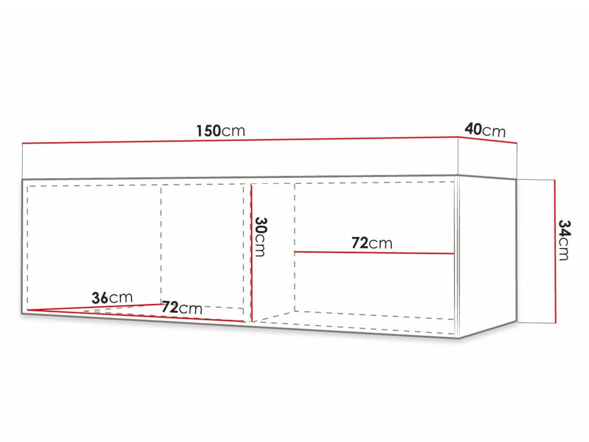 TV-bord Anulio I (Sort)