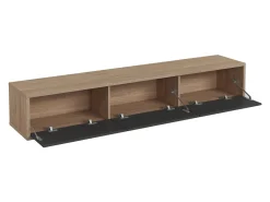 TV-bord Austin 324 (Egetræ + Antracit)