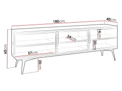 TV-bord Camfelo 102 (Sort)