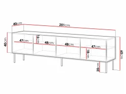TV-bord Celra I (Hvid)