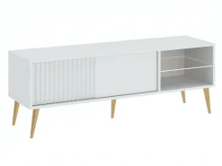 TV-bord Cirferi 104 (Hvid + Gylden)