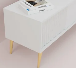 TV-bord Cirferi 104 (Hvid + Gylden)