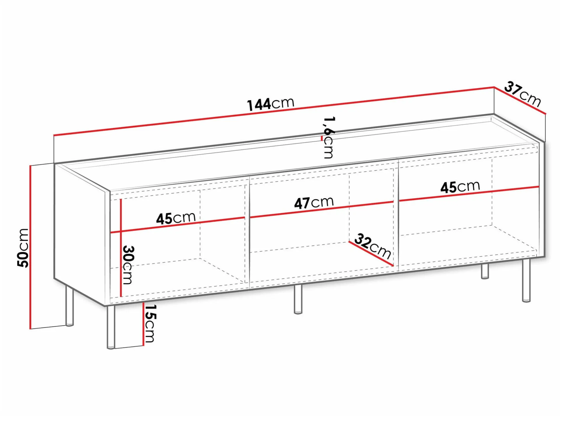 TV-bord Comfivo Belviro