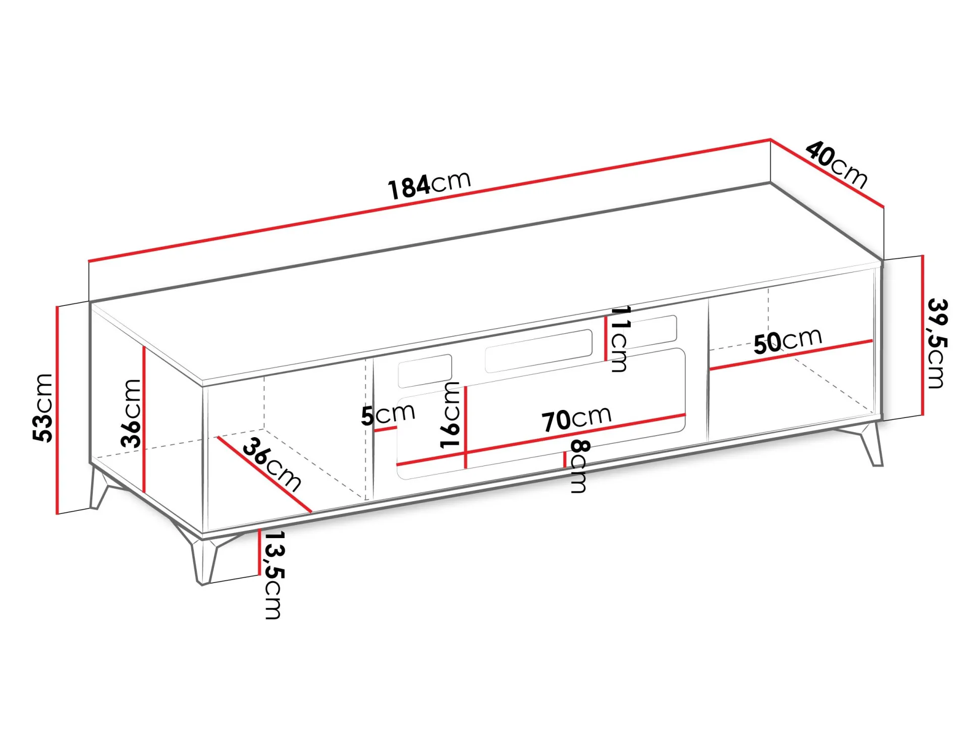TV-bord Comfivo Citrus II