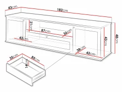 TV-bord Comfivo Custos
