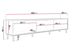 TV-bord Comfivo Elblare I
