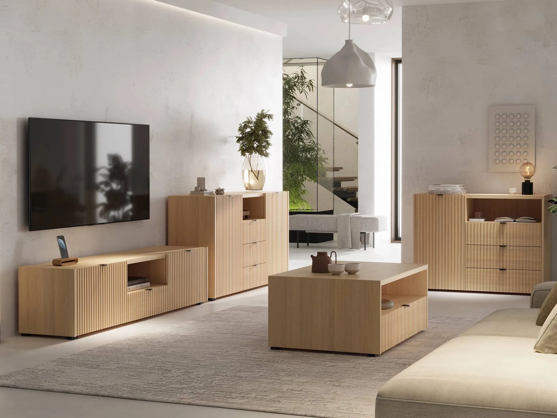 TV-bord Comfivo Ordo