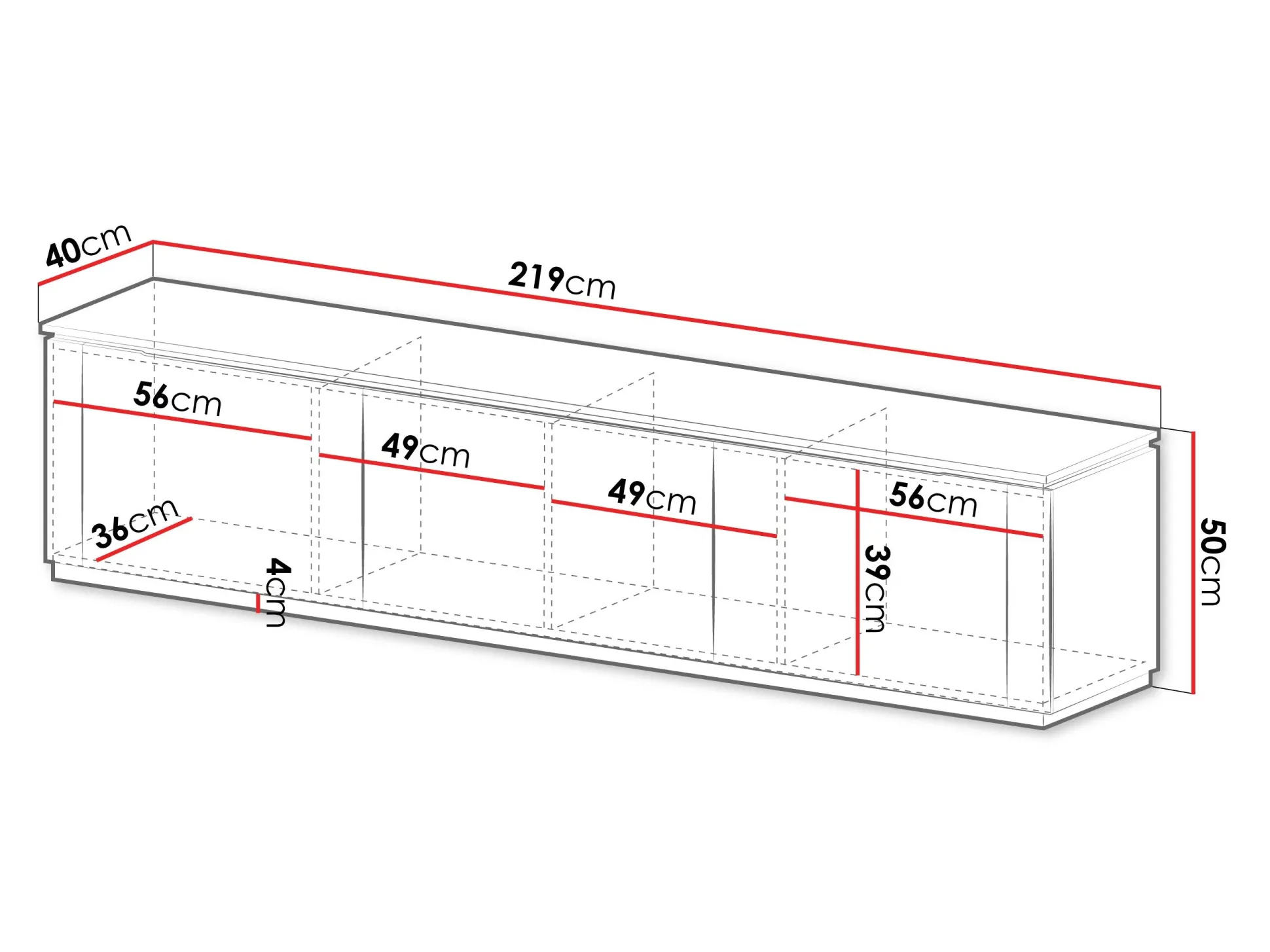 TV-bord Comfivo Ovitas