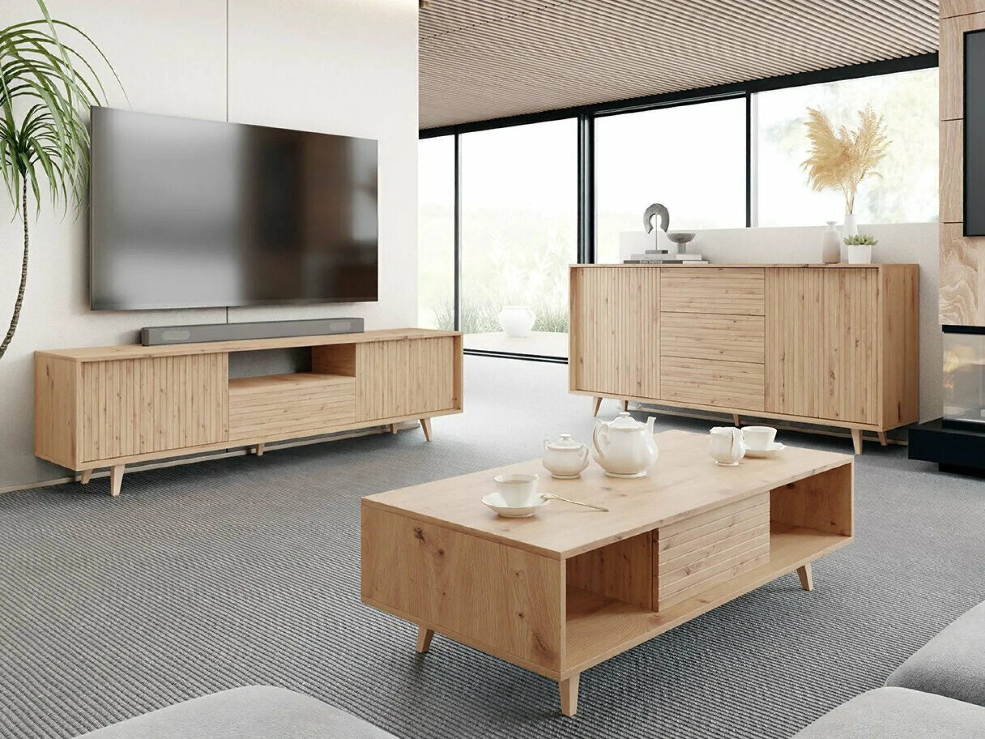 TV-bord Comfivo Romtori I