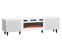 TV-bord Dicto II (Hvid + Sort)