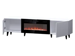 TV-bord Dicto II (Hvid + Sort)