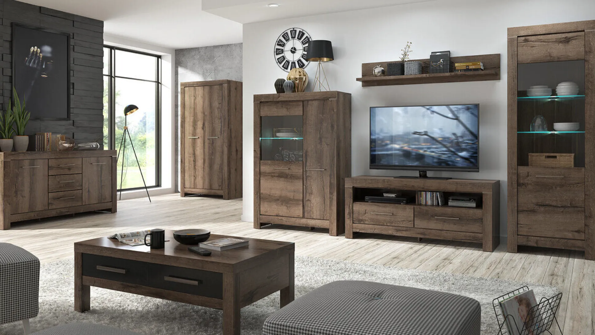 TV-bord Dunfelu 104 (Kloster eg)