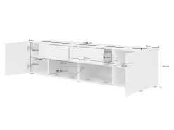 TV-bord Elbleve 100 (Hvid)