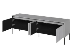 TV-bord Fernolu 104 (Grå + Sort)