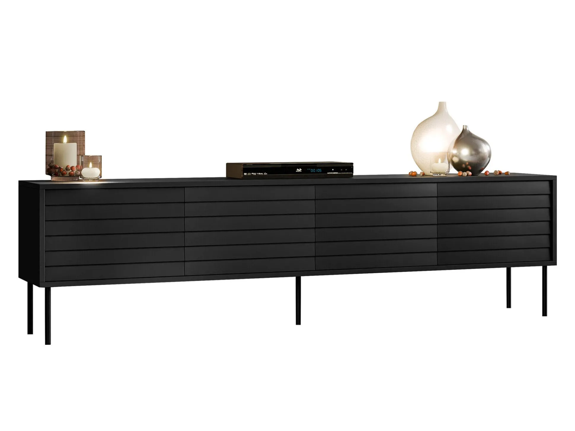 TV-bord Flosoru 105 (Sort)