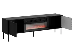 TV-bord Flosoru 108 (Valnød + Sort)
