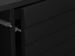 TV-bord Flosoru 104 (Valnød + Sort)