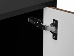 TV-bord Flosoru 104 (Valnød + Sort)