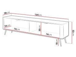 TV-bord Lectum (Beige)