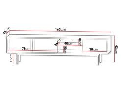 TV-bord Levali 108 (Beige)