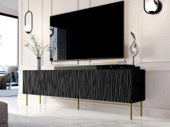 TV-bord Lorelbo 103 (Sort + Gylden)