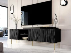 TV-bord Lorelbo 103 (Sort + Gylden)