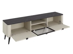 TV-bord Lufela 111 (Kashmir + Grå marmor)