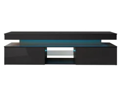 TV-bord Monfero (Sort + Blank sort)