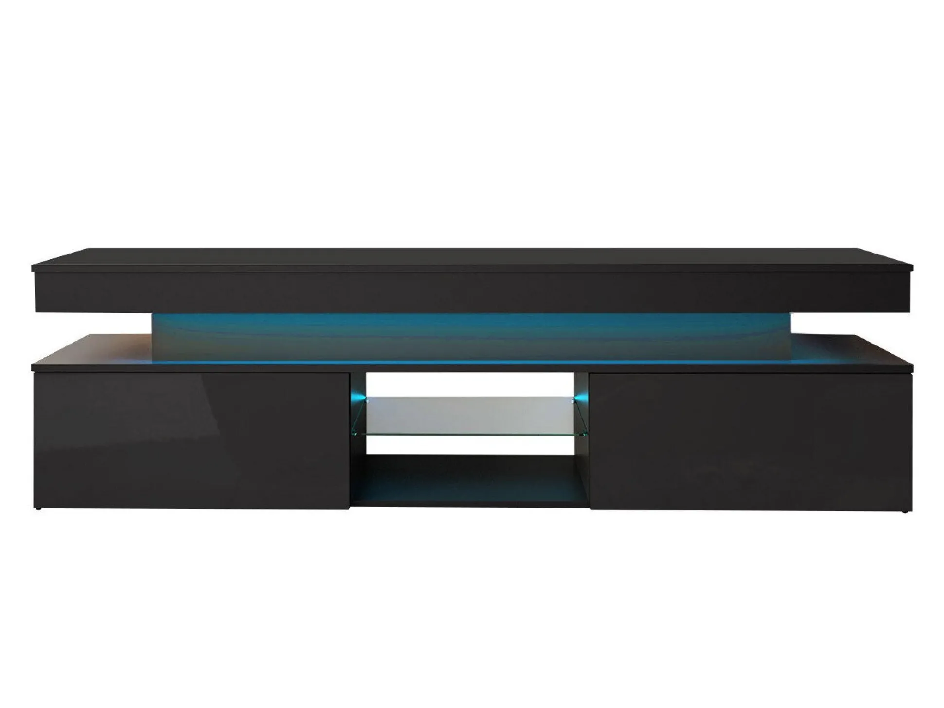 TV-bord Monfero (Sort + Blank sort)