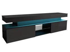 TV-bord Monfero (Sort + Blank sort)