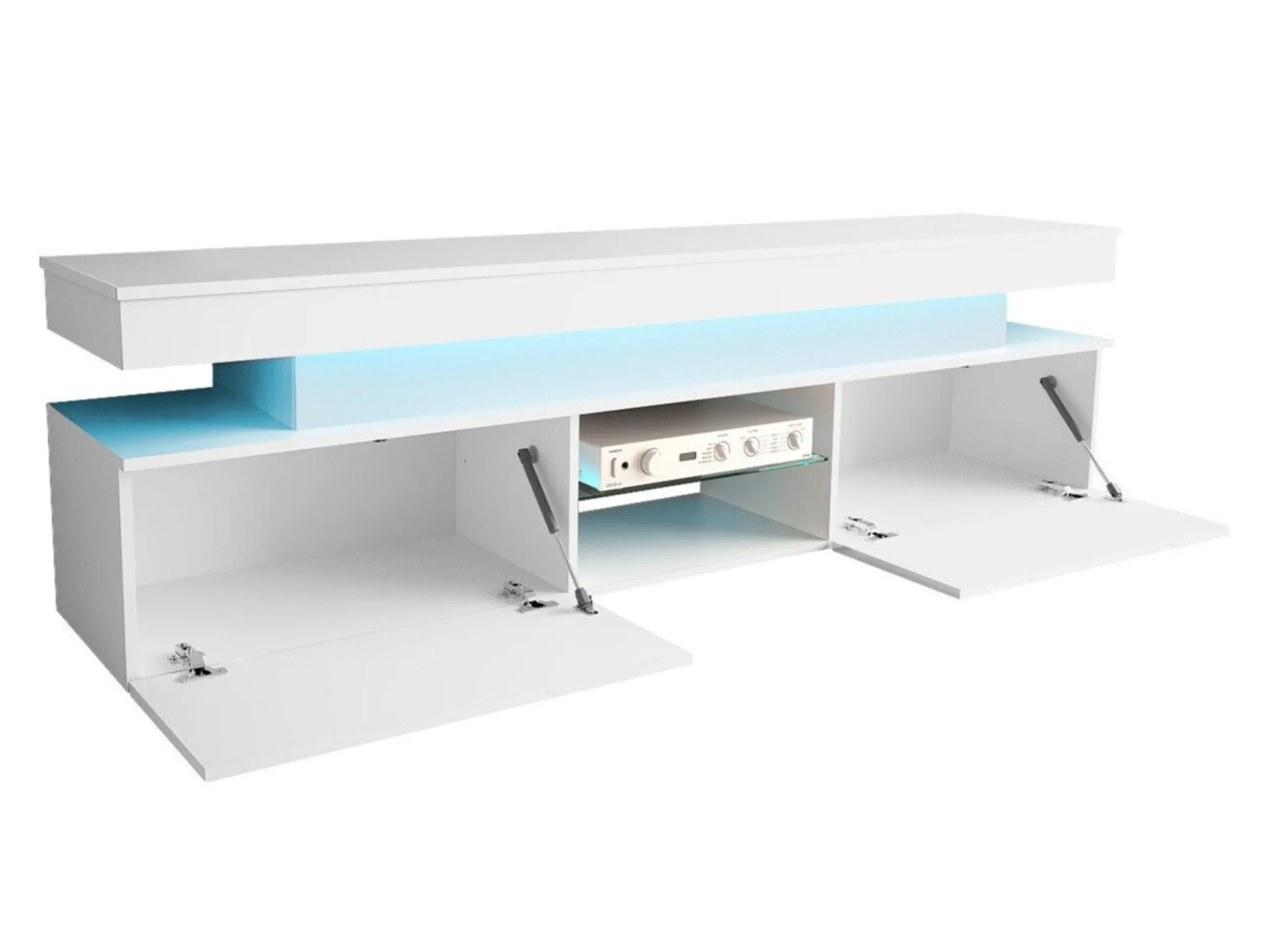 TV-bord Monfero (Sort + Blank sort)