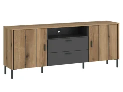 TV-bord Morelmi 100 (Antracit + Egetræ)