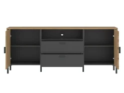 TV-bord Morelmi 100 (Antracit + Egetræ)