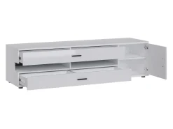 TV-bord Ontario 171 (Glansfuld hvid + Hvid)