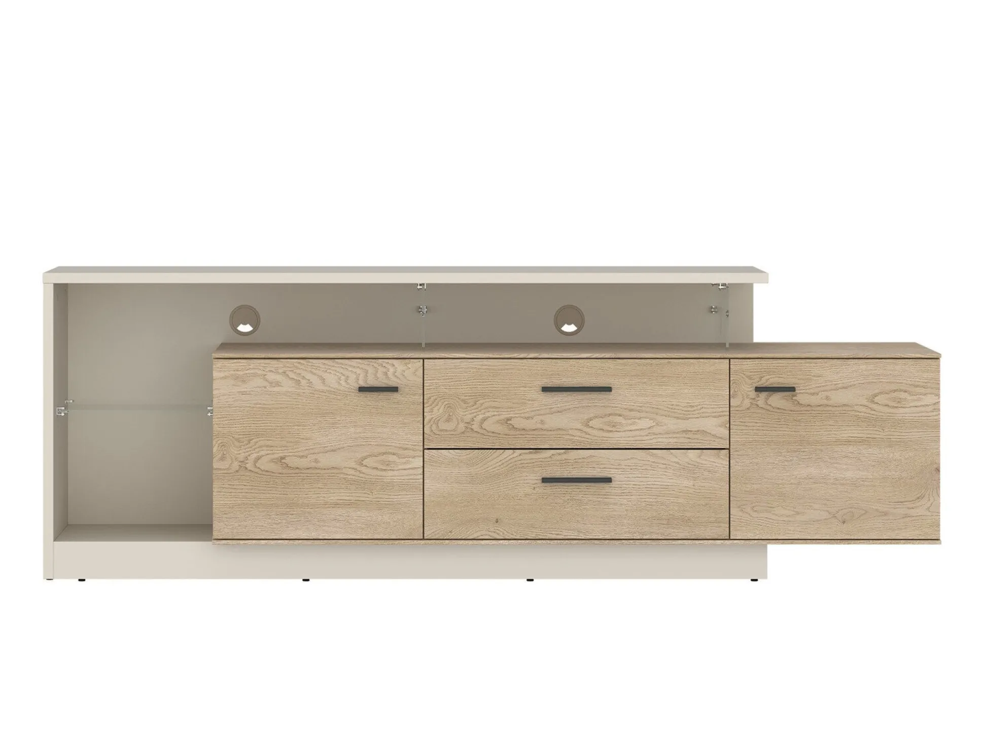 TV-bord Ontario 137 (Kashmir + Sonoma eg)