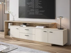 TV-bord Ontario 138 (Sonoma eg + Kashmir)