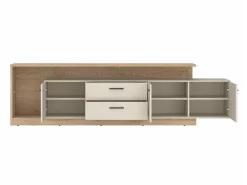 TV-bord Ontario 138 (Sonoma eg + Kashmir)