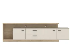 TV-bord Ontario 138 (Sonoma eg + Kashmir)