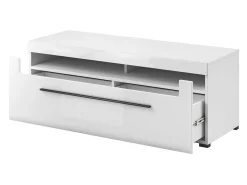 TV-bord Ophsalu 103 (Hvid + Glansfuld hvid)