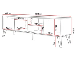 TV-bord Otis II (Kashmir)