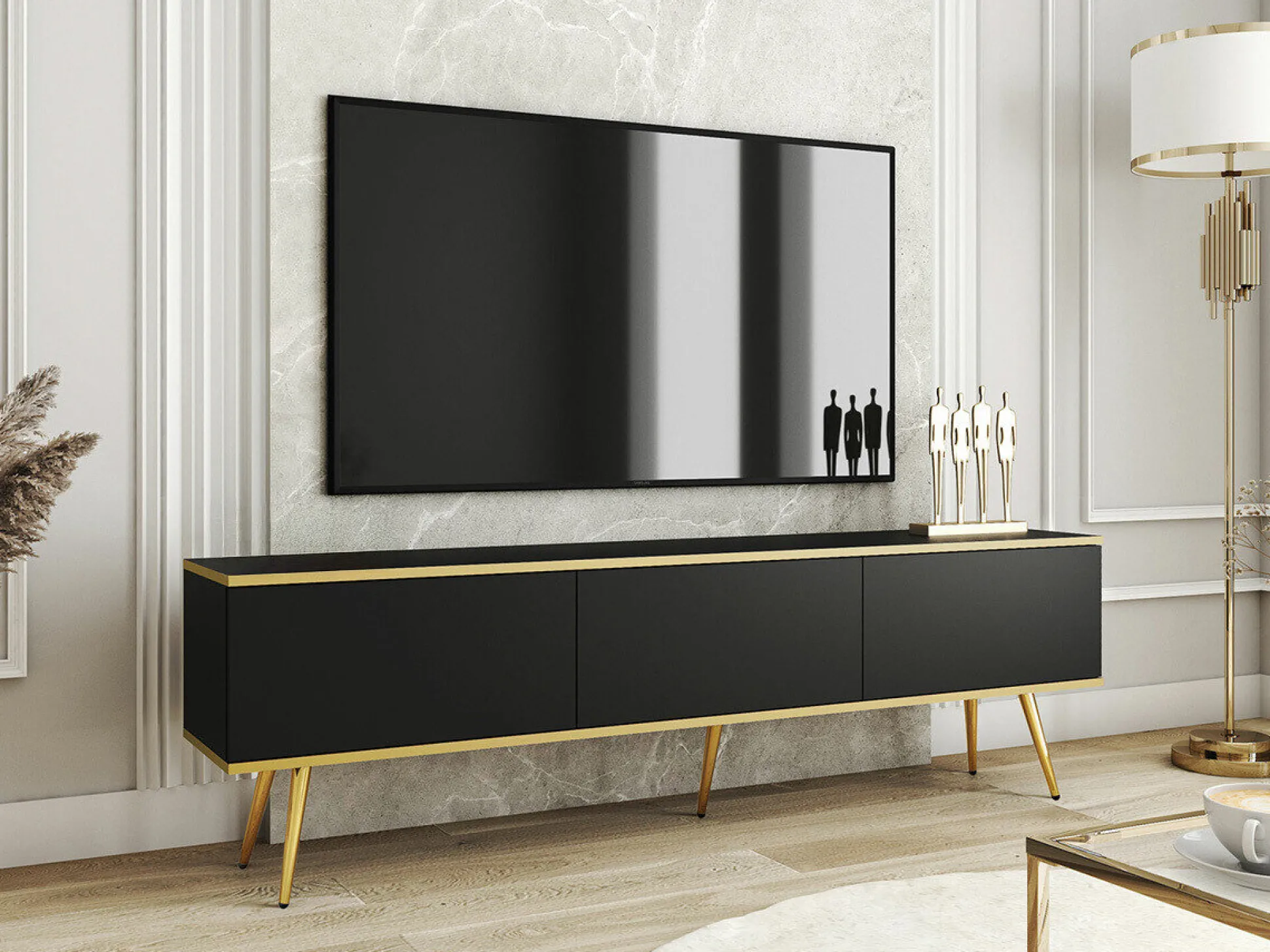 TV-bord Princal II (Sort)