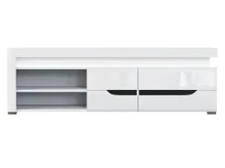 TV-bord Revelmi 101 (Glansfuld hvid + Hvid)