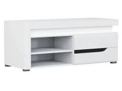 TV-bord Revelmi 100 (Glansfuld hvid + Hvid)