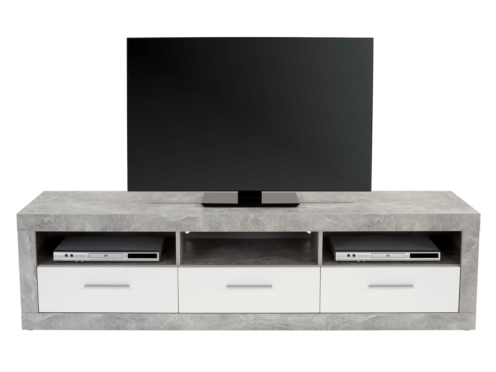 TV-bord Romfera 103 (Hvid + Grå)