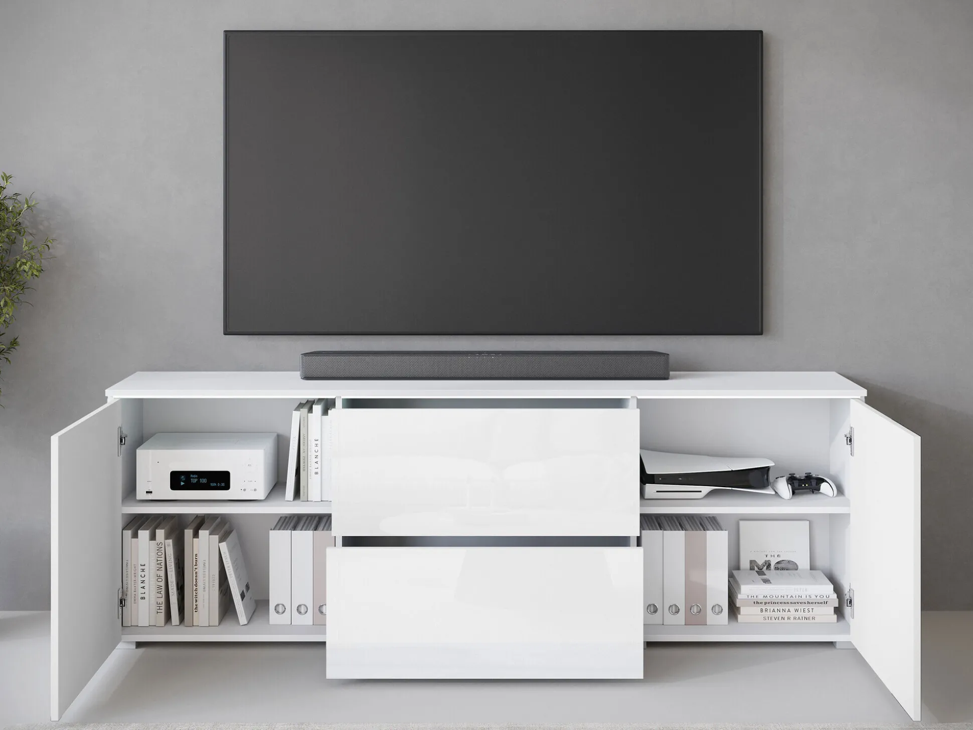 TV-bord Sarasota 190 (Grafit)