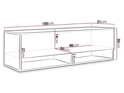 TV-bord Sarasota 117 (Wotan eg)