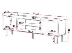 TV-bord Sillen II (Kashmir)
